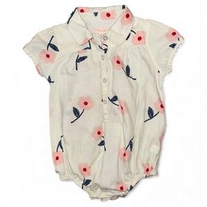 Pink Chicken - Baby Girls Petal Collar Bodysuit (18/24M)